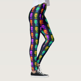 Vier Poppen Art Abraham Lincolns Leggings