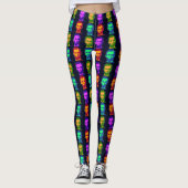 Vier Poppen Art Abraham Lincolns Leggings (Voorkant)