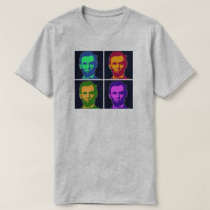 Vier Poppen Art Abraham Lincolns T-shirt