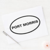 VIER Port Morris Ovale Sticker (Envelop)