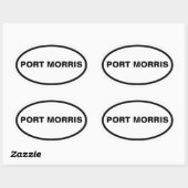 VIER Port Morris Ovale Sticker (Vel)
