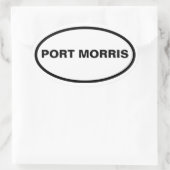 VIER Port Morris Ovale Sticker (Tas)