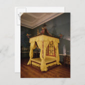 Vier Poster Bed, in de Chinese stijl, 1750's Briefkaart (Voorkant / Achterkant)