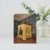 Vier Poster Bed, in de Chinese stijl, 1750's Briefkaart (Staand voorkant)
