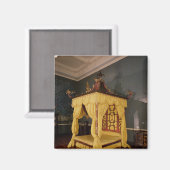 Vier Poster Bed, in de Chinese stijl, 1750's Magneet (Voorkant / Achterkant)