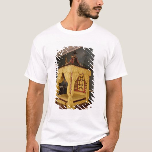 Vier Poster Bed, in de Chinese stijl, 1750's T-shirt (Voorkant)