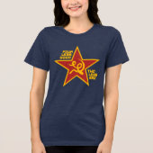 Vier poten goed Tri-Blend shirt (Voorkant)