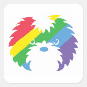 Vier Pride met Sammy Dog Stickers (Voorkant)