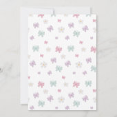 Vier Princess Invite. Voor altijd een Prinses & Ee Kaart (Achterkant)