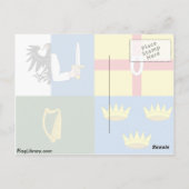 Vier Provincie Ierland, Iraakse vlag Briefkaart (Achterkant)