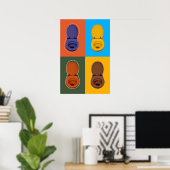 VIER PUNTEN POSTER (Thuiskantoor)