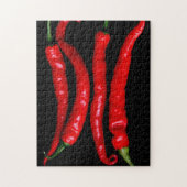 Vier Red Chilies 11x14 252pc jpcnm Legpuzzel (Verticaal)