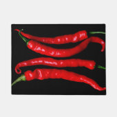 Vier Red Chilies DM arc4 Deurmat (Voorkant)