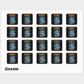 Vier Reden Vierkante Sticker (Vel)