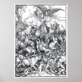 Vier riders van de Apocalyps - Albrecht Durer Poster (Voorkant)