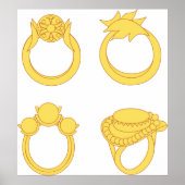 Vier ringen poster (Voorkant)