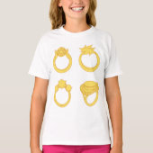 Vier ringen t-shirt (Voorkant)