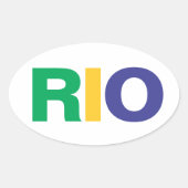 VIER RIO OVALE STICKER (Voorkant)