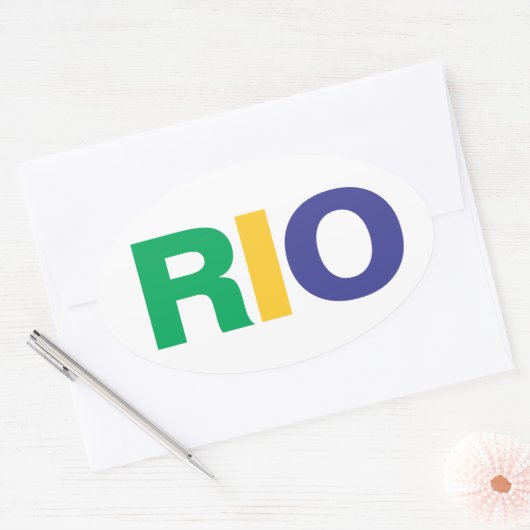 VIER RIO OVALE STICKER (Envelop)