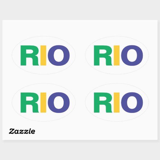 VIER RIO OVALE STICKER (Vel)