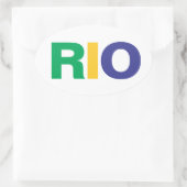 VIER RIO OVALE STICKER (Tas)