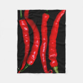 Vier Rode Chili fbcnm Fleece Deken (Voorkant)