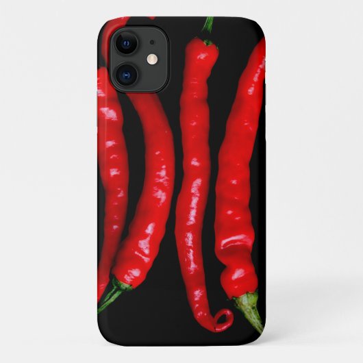 Vier Rode Chili iphcnm Case-Mate iPhone Case (Achterkant)