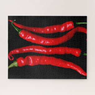 Vier Rode Chilies 16x20 520pc jpcna Legpuzzel