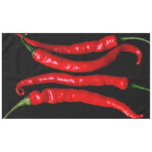 Vier Rode Chilies 60x104 TCCN Tafelkleed (Voorkant (Horizontaal))
