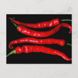 Vier rode Chilies PCCNM Briefkaart
