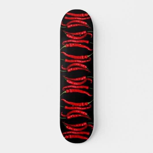 Vier Rode Chilies sdcn Persoonlijk Skateboard (Voorkant)