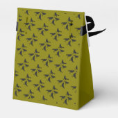 Vier roepende vogels knippen stencil-stijl 1 uit bedankdoosjes (Achterkant)