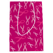 Vier roze evenement medium cadeauzakje (Voorkant)