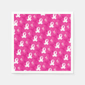 Vier roze evenement servetten (Voorkant)