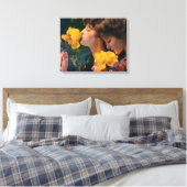 Vier Rozen van Franz Dvorak Canvas Afdruk (Insitu (Slaapkamer))