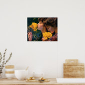 Vier Rozen van Franz Dvorak Poster (Keuken)