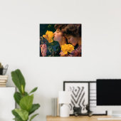 Vier Rozen van Franz Dvorak Poster (Thuiskantoor)