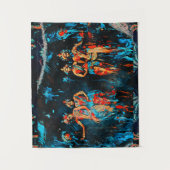 Vier ruimtevaartdansers Kunst Wandkleed (Voorkant)