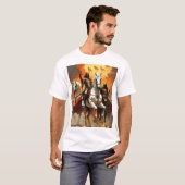 Vier ruiters Apocalypse T - shirts (Voorkant volledig)