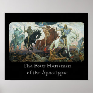 Vier Ruiters van de Apocalyps Poster