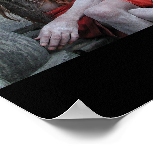 Vier Sadhus-Poster Poster (Hoek)