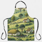 Vier Saint Patrick's Day in stijl Schort (Voorkant)