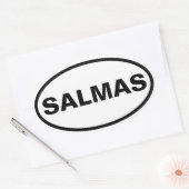 VIER Salmas Ovale Sticker (Envelop)
