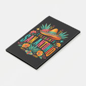 Vier San Antonio 2026 Fiesta Cultuur Post-it® Notes (Schuin)
