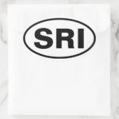 VIER Santa Rosa Island, "SRI" Ovale Sticker (Tas)