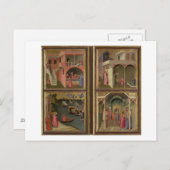 Vier scènes uit het leven van Sint-Nicolaas: St. N Briefkaart (Voorkant / Achterkant)