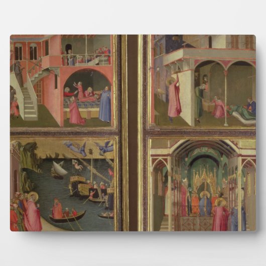 Vier scènes uit het leven van Sint-Nicolaas: St. N Fotoplaat (Voorkant)