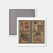 Vier scènes uit het leven van Sint-Nicolaas: St. N Magneet (Voorkant / Achterkant)