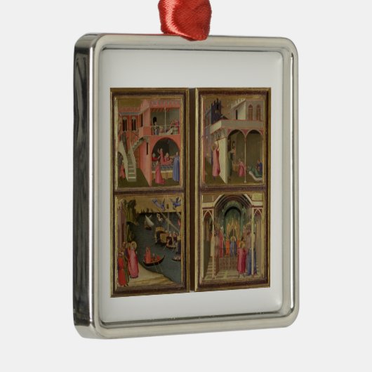 Vier scènes uit het leven van Sint-Nicolaas: St. N Metalen Ornament (Rechts)