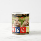 vier schattige spaanders koffiemok (Center)